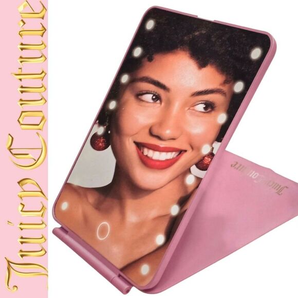 Juicy Couture Home Rechargable LED Travel Vanity Mirror - Picture 1 of 8